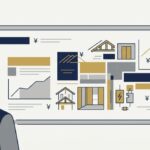 画面を模した長方形の中に、職人の実績図形が並んでいるを表すイメージ